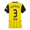 Borussia Dortmund Waldemar Anton #3 Hemmatröja Dam 2024-25 Korta ärmar